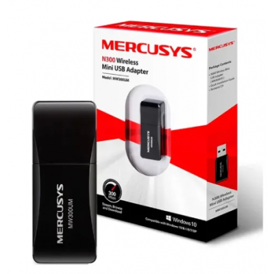 PLACA DE RED MERCUSYS USB 300 Mbps