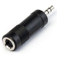 Adaptador de Plug 6.5mm Miniplug 3.5mm