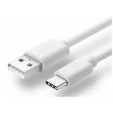 Cable USB a Tipo C Reforzado Blanco Oem