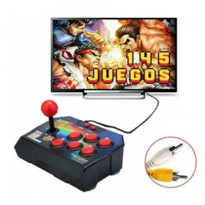 Consola Retro Arcade Juegos Clásicos 16 Bits Joystick Tv