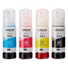 Tintas Original impresoras Epson Colores T544 65 Ml 544 L1110 L3110 L3150 L5190 cada una